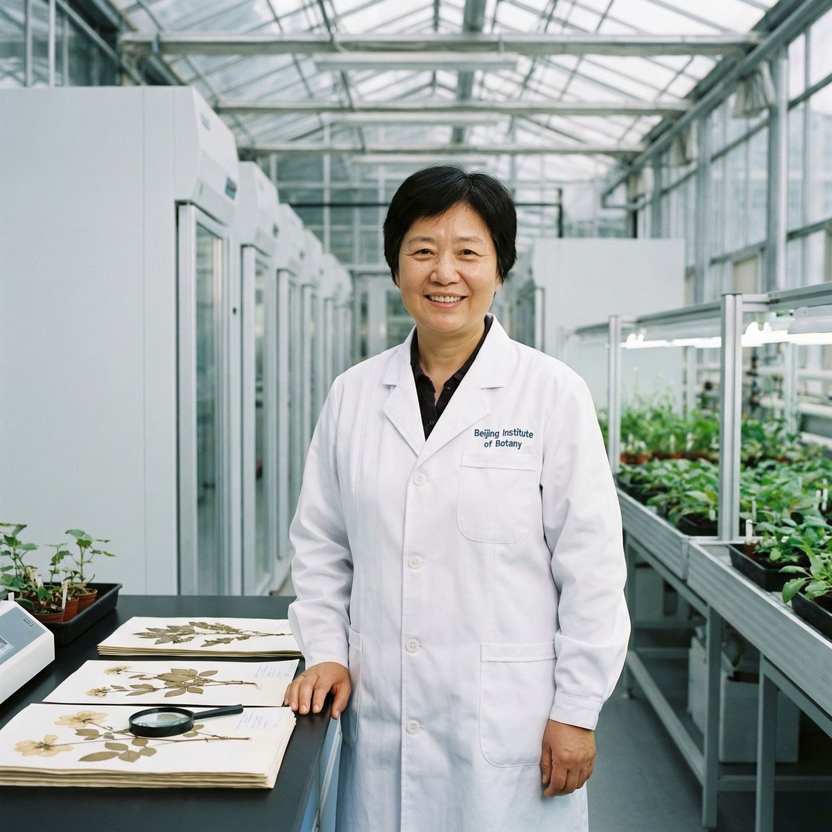 看片植物研究员王淑华